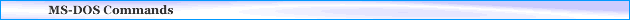 MS-DOS �R�}���h�W